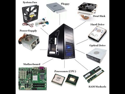 What is computer hardware components